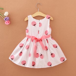 Charming Child Star&Dot Cotton Dress