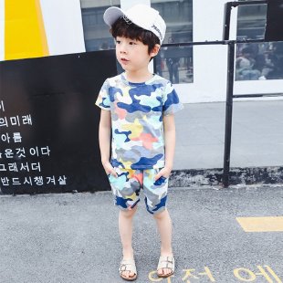 Wanxiong Dragon&Camouflage Short Sleeve Suit