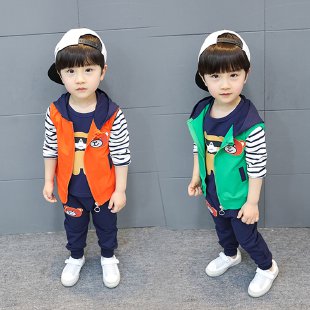 Zhou Tong&Striped Bear Three-Piece Set.