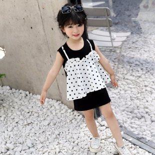 Maile Fruit Children's Clothing&Polka dot dress