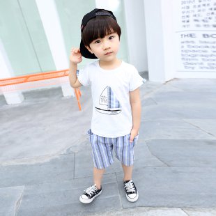 Bug Home&Sailboat Short Sleeve Suit