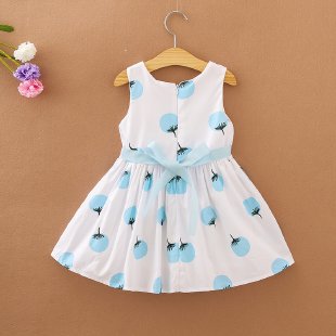 Charming Child Star&Dot Cotton Dress