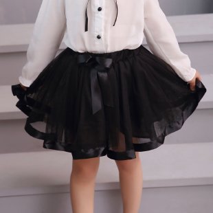 Ice man&Bow Waist Skirt