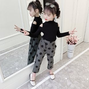 Dameng Rabbit Children's Clothing&Suit Dots