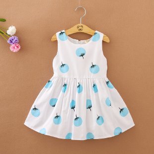 Charming Child Star&Dot Cotton Dress