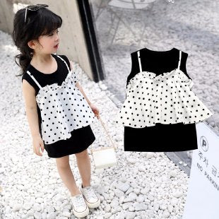 Maile Fruit Children's Clothing&Polka dot dress