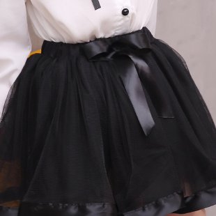 Ice man&Bow Waist Skirt